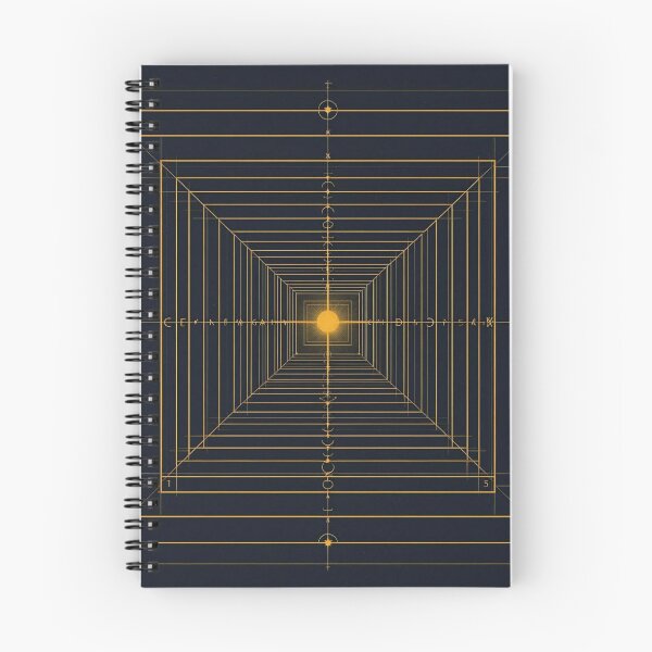 Item preview, Motivation Sacred Geometry Tunnel – Golden Structured Resolve Design designed and sold by ArtivaNest.