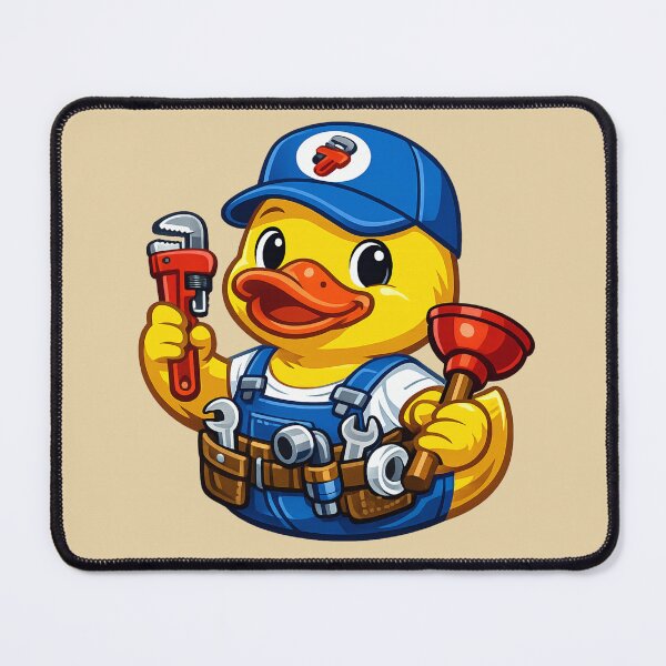 Item preview, Plumber Rubber Duck designed and sold by BROHLine Studio.