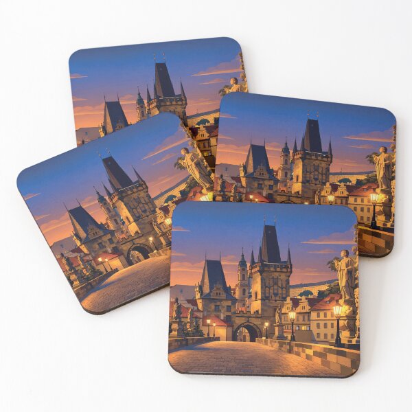Item preview, Charles Bridge at Night in Prague designed and sold by darekkocurek.