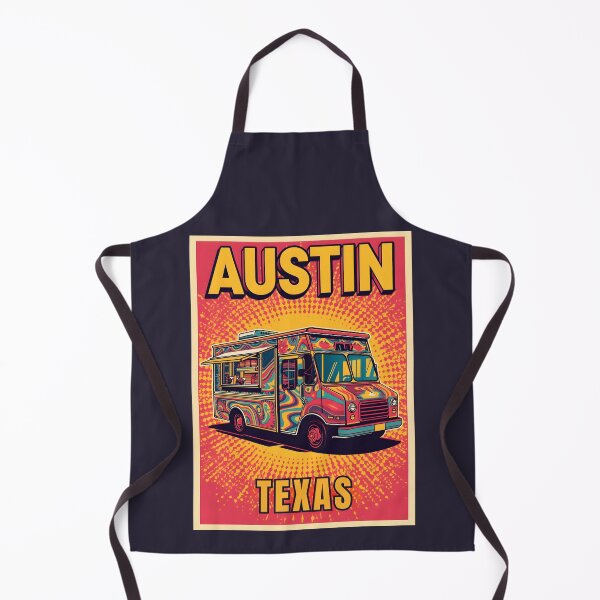 Item preview, A Pop Art Travel Print of Austin - Texas designed and sold by StudioRedKoala.