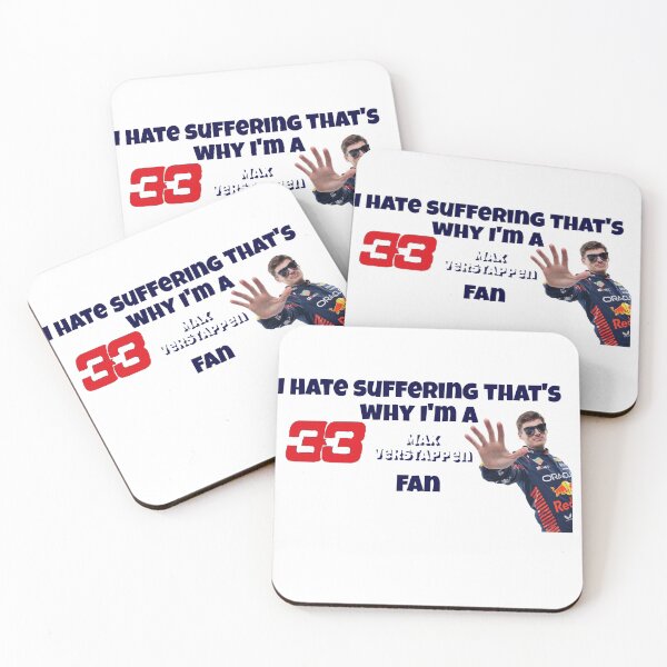 Item preview, I hate suffering that’s why I’m a max verstappen fan  designed and sold by Kxren-n.