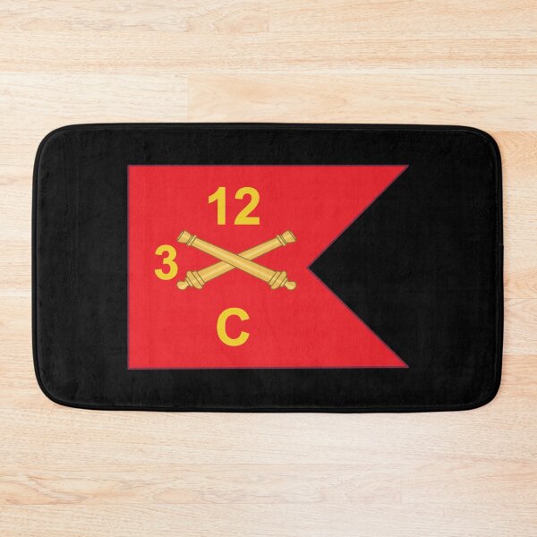 Artikelvorschau, Armee – Charlie-Batterie, 3. Bataillon, 12. Artillerieregiment – Standarte X 300 entworfen und verkauft von Military Insignia Products.