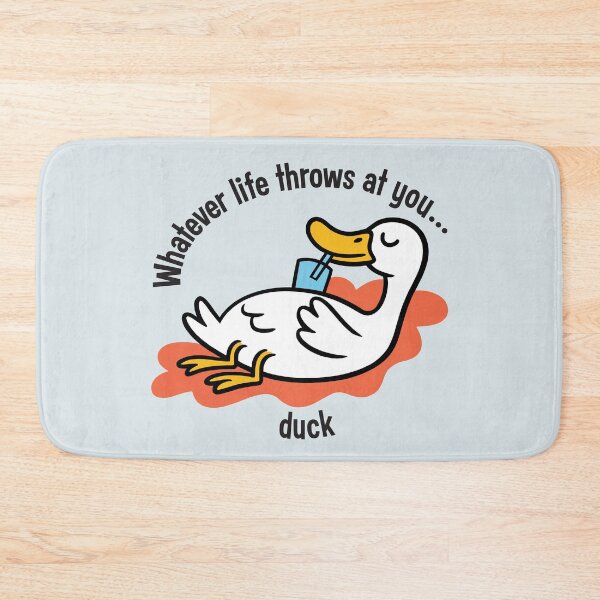 Item preview, "Whatever life throws at you, duck" funny pun t-shirt designed and sold by ArthousePromos.