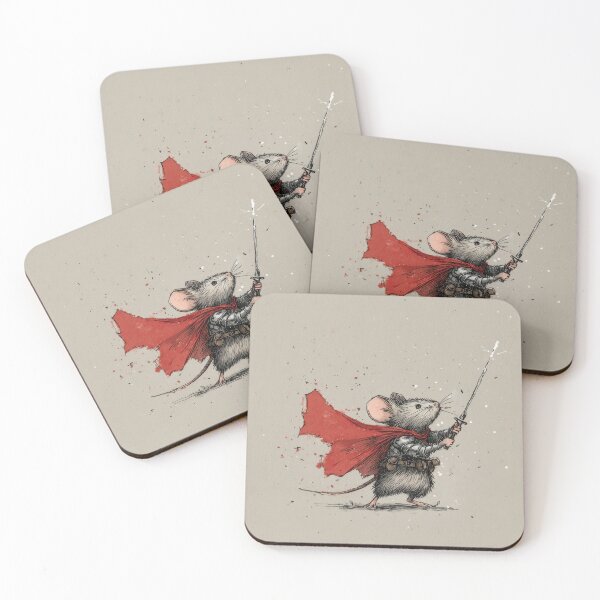 Item preview, Mouse in armor holds sword high designed and sold by anytka.