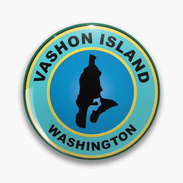 Item preview, Vashon Island map Washington designed and sold by studioss76.