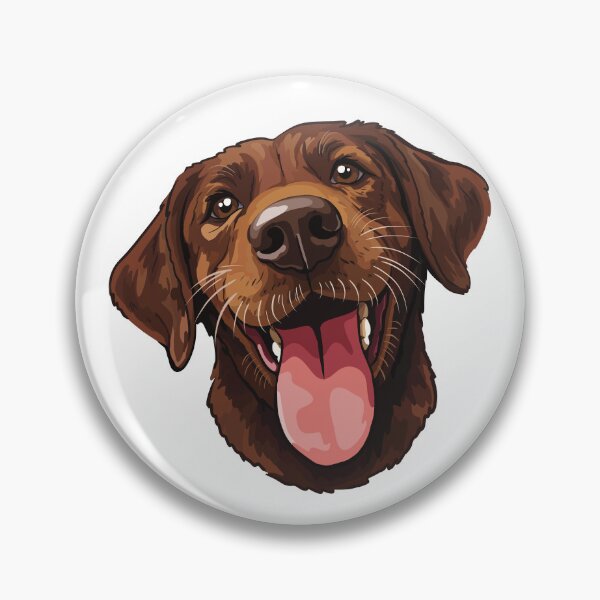 Item preview, Chocolate Labrador Retriever designed and sold by BrandMuffinStudio.