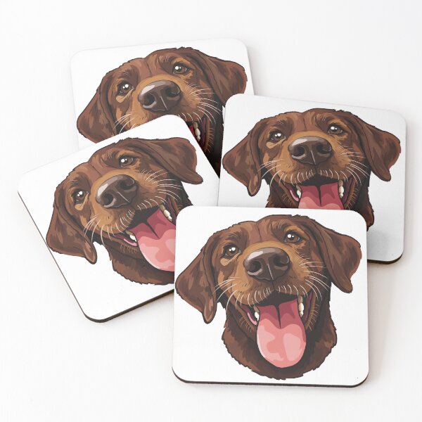 Item preview, Chocolate Labrador Retriever designed and sold by BrandMuffinStudio.