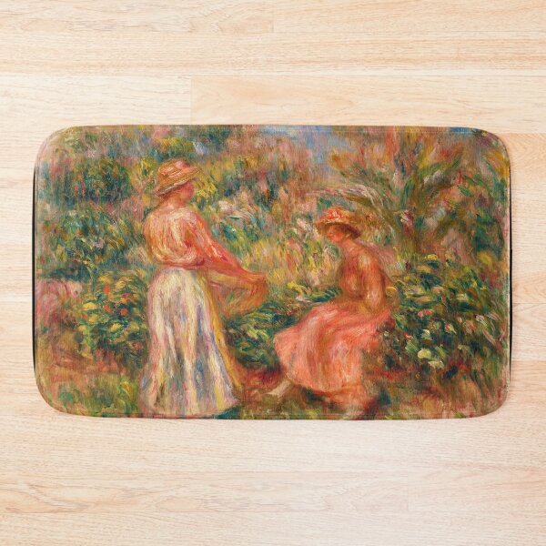 Item preview, Deux Femmes Dans Le Jardin De Cagnes by Pierre-Auguste Renoir: Impressionist Garden Art designed and sold by artofuniverse.