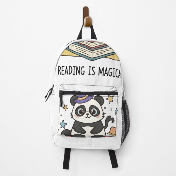 Item preview, Reading is Magical - Cute Kawaii Panda Book Lover Art designed and sold by Jossartist.