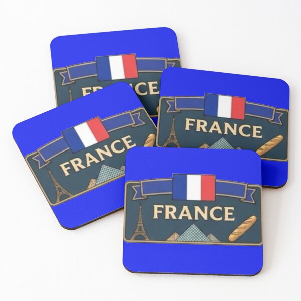 Item preview, France National Symbols | Patriotic French Culture and Achievements Badge designed and sold by Based History.