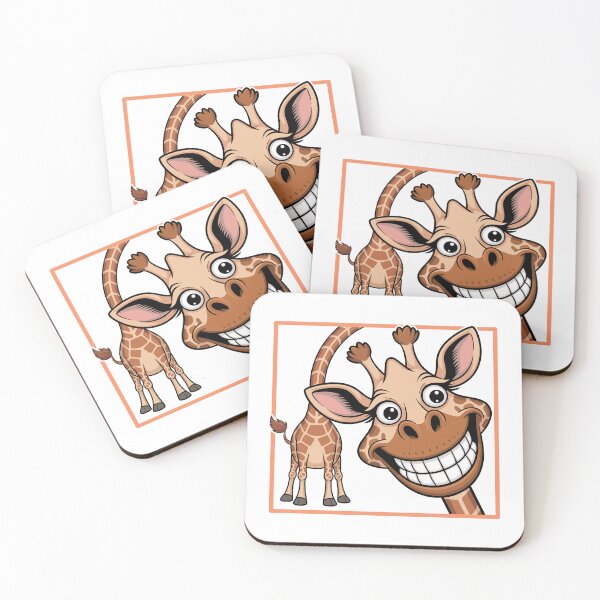 Item preview, Goofy Giraffe Photobomb Design - Funny Cartoon Animal Tee designed and sold by ArthousePromos.