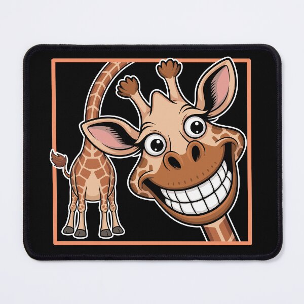 Item preview, Goofy Giraffe Photobomb Design - Funny Cartoon Animal Tee designed and sold by ArthousePromos.