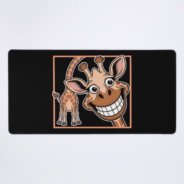 Item preview, Goofy Giraffe Photobomb Design - Funny Cartoon Animal Tee designed and sold by ArthousePromos.