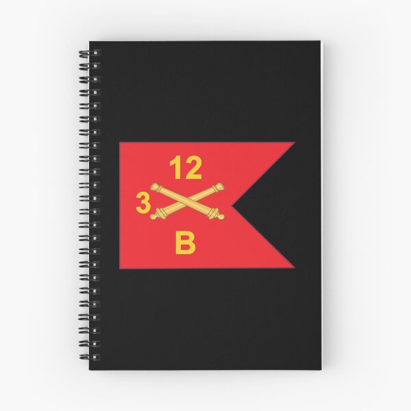 Artikelvorschau, Armee – Bravo-Batterie, 3. Bataillon, 12. Artillerieregiment – Standarte X 300 entworfen und verkauft von Military Insignia Products.