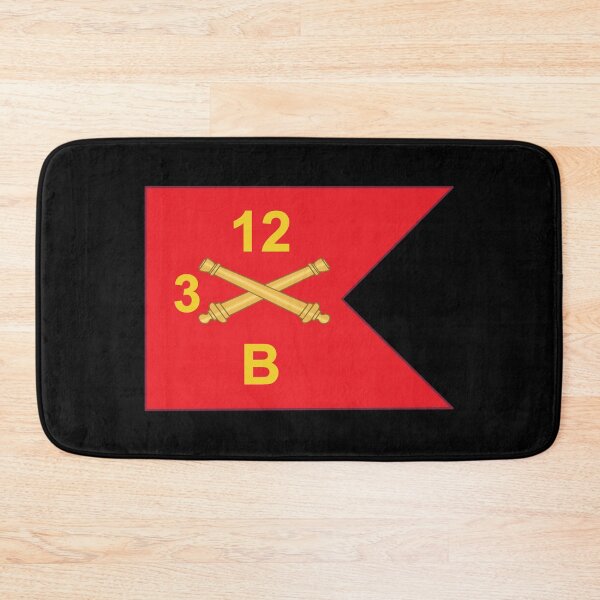 Item preview, Army - Bravo Battery 3rd Battalion, 12th Artillery Regiment - Guidon X 300 designed and sold by Military Insignia Products.