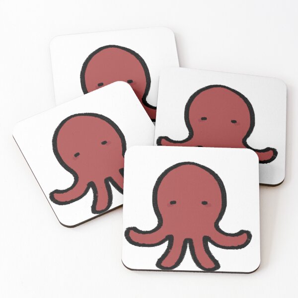 Item preview, Cute Little Red Octopus designed and sold by niks-s.