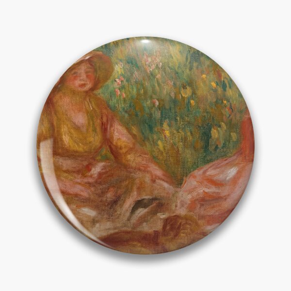 Item preview, Deux Filles Dans Un Pre by Pierre-Auguste Renoir: Impressionist Garden Poster designed and sold by artofuniverse.