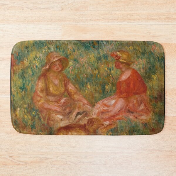 Item preview, Deux Filles Dans Un Pre by Pierre-Auguste Renoir: Impressionist Garden Poster designed and sold by artofuniverse.