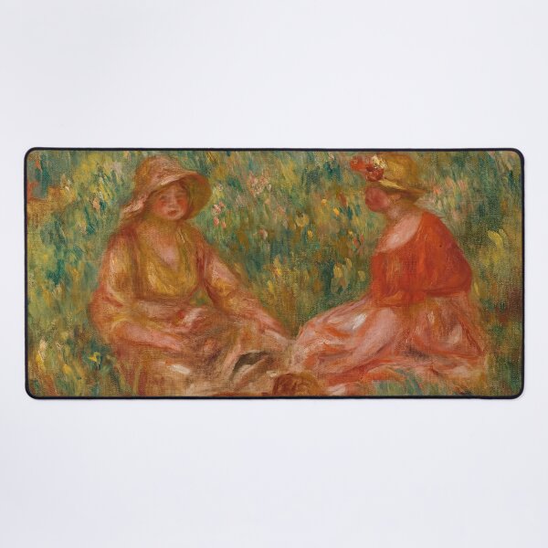 Item preview, Deux Filles Dans Un Pre by Pierre-Auguste Renoir: Impressionist Garden Poster designed and sold by artofuniverse.