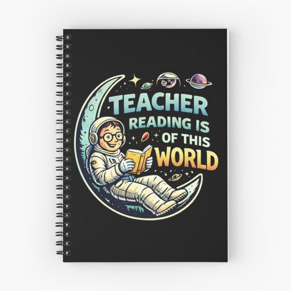 Item preview, Teaching Reading Is Out of This World – Astronaut Teacher Appreciation Design designed and sold by Tomasz  Siennicki.