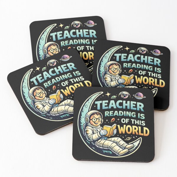 Item preview, Teaching Reading Is Out of This World – Astronaut Teacher Appreciation Design designed and sold by Tomasz  Siennicki.