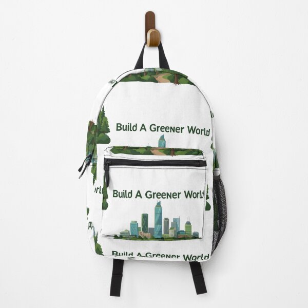 Item preview, Sustainable Green City Future Eco Friendly Illustration designed and sold by Nuvoro Eco Awareness.