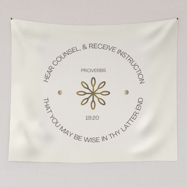 Item preview, Proverbs 19:20 designed and sold by Undonemadenew.