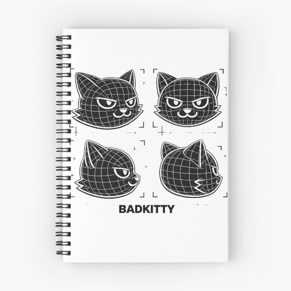 Item preview, BADKITTY 3D Scan Blueprint Cat | Techwear Wireframe Cat Head Design designed and sold by BADKITTY!.