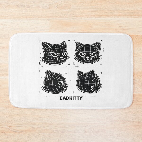 Item preview, BADKITTY 3D Scan Blueprint Cat | Techwear Wireframe Cat Head Design designed and sold by BADKITTY!.