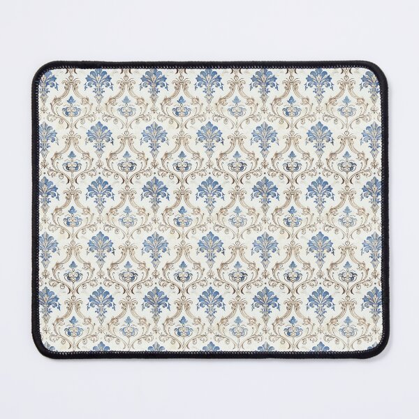 Item preview, Vintage Blue French Damask Pattern designed and sold by LouieVanille.