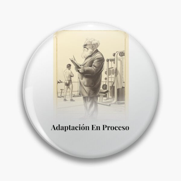 Item preview, Adaptación En Proceso | Camiseta Humor Ciencia | Regalo Biología | Humor Darwin | Gimnasio de humor | Genios Equivocados de Siglo designed and sold by De Aqui y de Alla Studio.