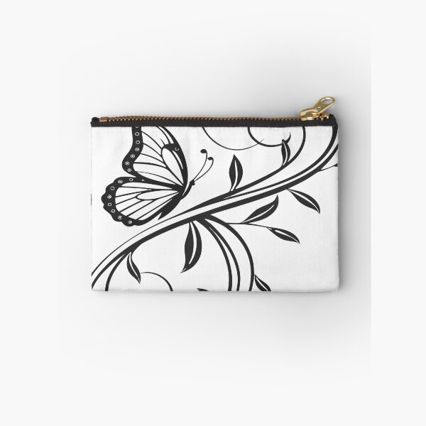 Item preview, Ornamental Butterfly Number Eight Line Art designed and sold by Poise&Petals.