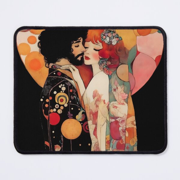 Item preview, Art Nouveau Romantic Lovers designed and sold by Shoot-The-Moon.