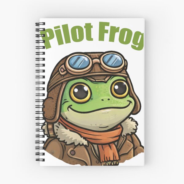 Item preview, pilot frog  designed and sold by Vibe-Vortex.