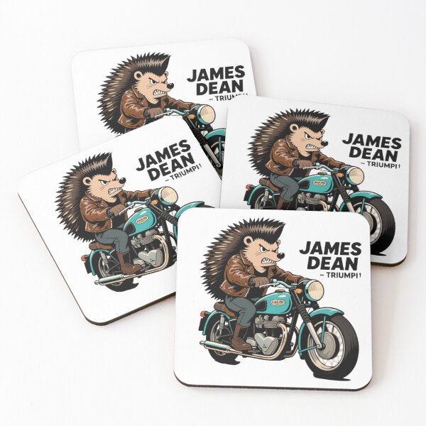 Item preview, Hellulandia Punk Biker Hedgehog – Rebel Spirit Motorcycle Mascot designed and sold by Hellulandia - no nää ny vaa o tämmöne.