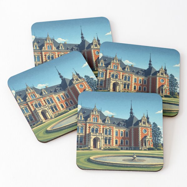 Item preview, Poland - Pławniowice Palace with Fountain View designed and sold by darekkocurek.