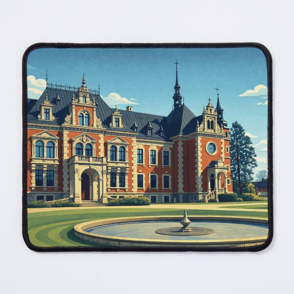 Item preview, Poland - Pławniowice Palace with Fountain View designed and sold by darekkocurek.
