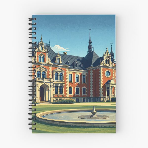 Item preview, Poland - Pławniowice Palace with Fountain View designed and sold by darekkocurek.
