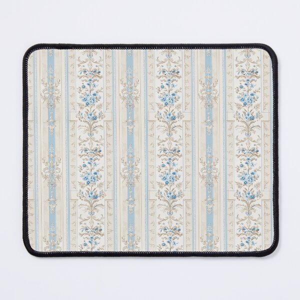 Item preview, Vintage Blue French Striped Floral designed and sold by LouieVanille.