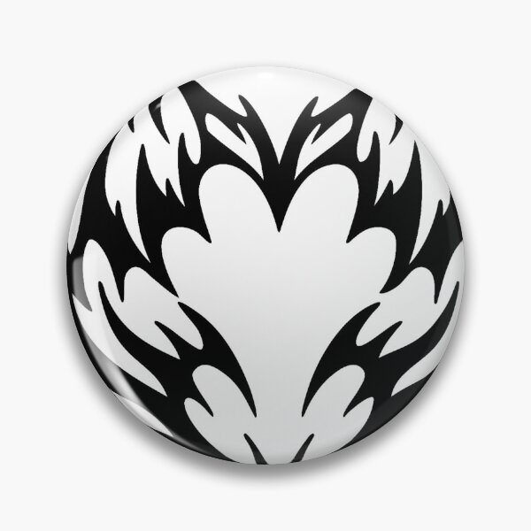 Artikelvorschau, Dunkelgotisches geflügeltes Herz-Emblem entworfen und verkauft von Poise&Petals.