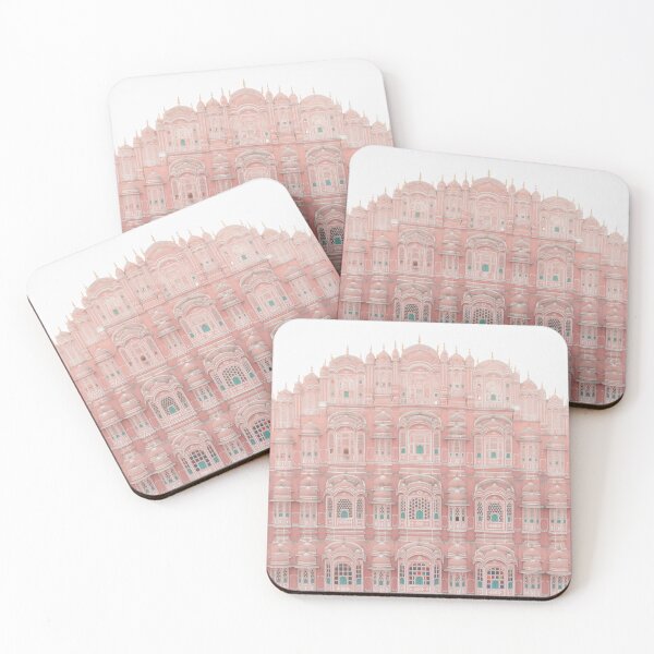 Item preview, Pink facade Hawa Mahal in Jaipur India designed and sold by Kimberleyjekel.
