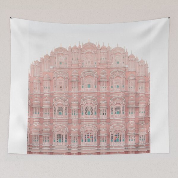 Item preview, Pink facade Hawa Mahal in Jaipur India designed and sold by Kimberleyjekel.