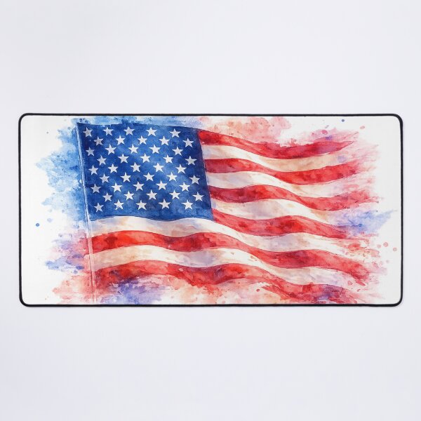Item preview, Watercolor USA Flag Artwork designed and sold by Fourdoorsout.