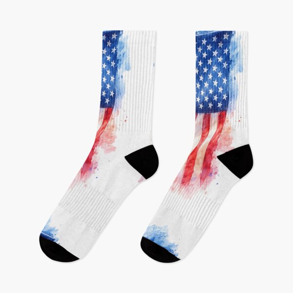 Item preview, Watercolor USA Flag Artwork designed and sold by Fourdoorsout.