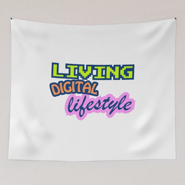 Item preview, Living Digital Lifestyle designed and sold by ArtistTejal.