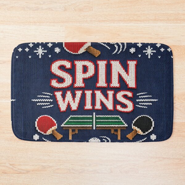 Item preview, Spin Wins Table Tennis Sports Motivation Knitting Patterns designed and sold by Mauswohn.