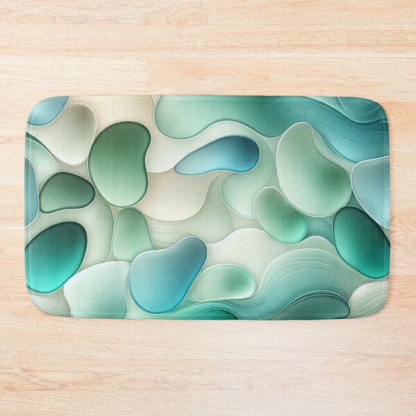 Item preview, Veridian Glass Waves designed and sold by Monkeysalad.
