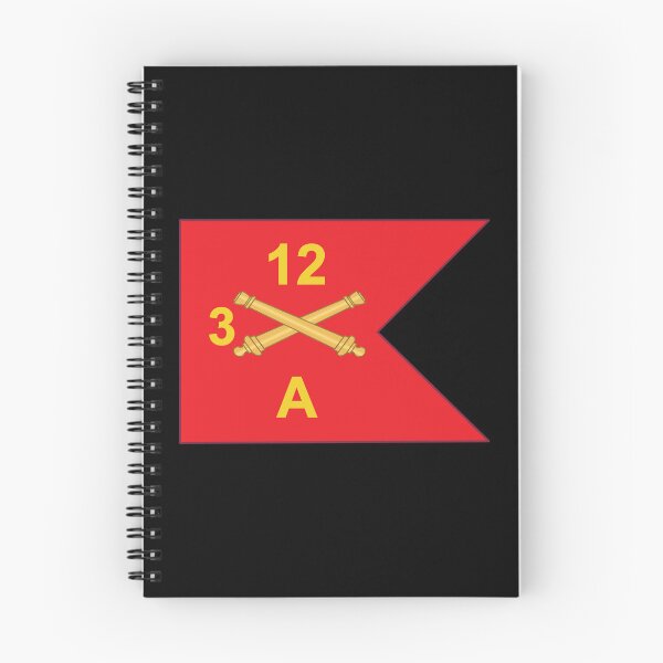 Artikelvorschau, Armee – Alpha-Batterie, 3. Bataillon, 12. Artillerieregiment – Standarte X 300 entworfen und verkauft von Military Insignia Products.