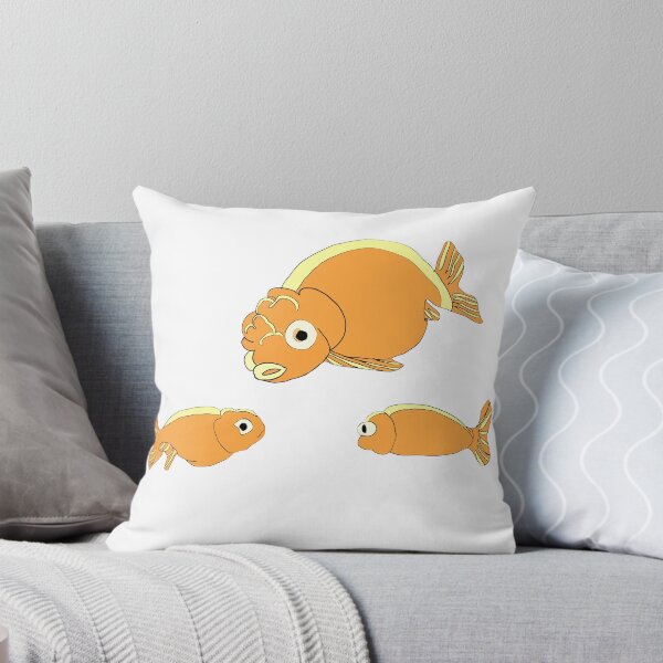 Item preview, Cute Kawaii Ranchu Goldfish,  Adorable Fancy Goldfish Swimming Illustration designed and sold by Najomiartstudio.
