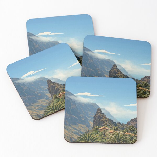 Item preview, Masca Village in the Mountains of Tenerife designed and sold by darekkocurek.